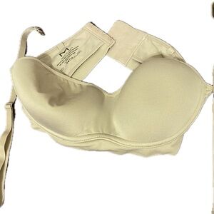 Maidenform Beige Removable Strapless Smooth Bra